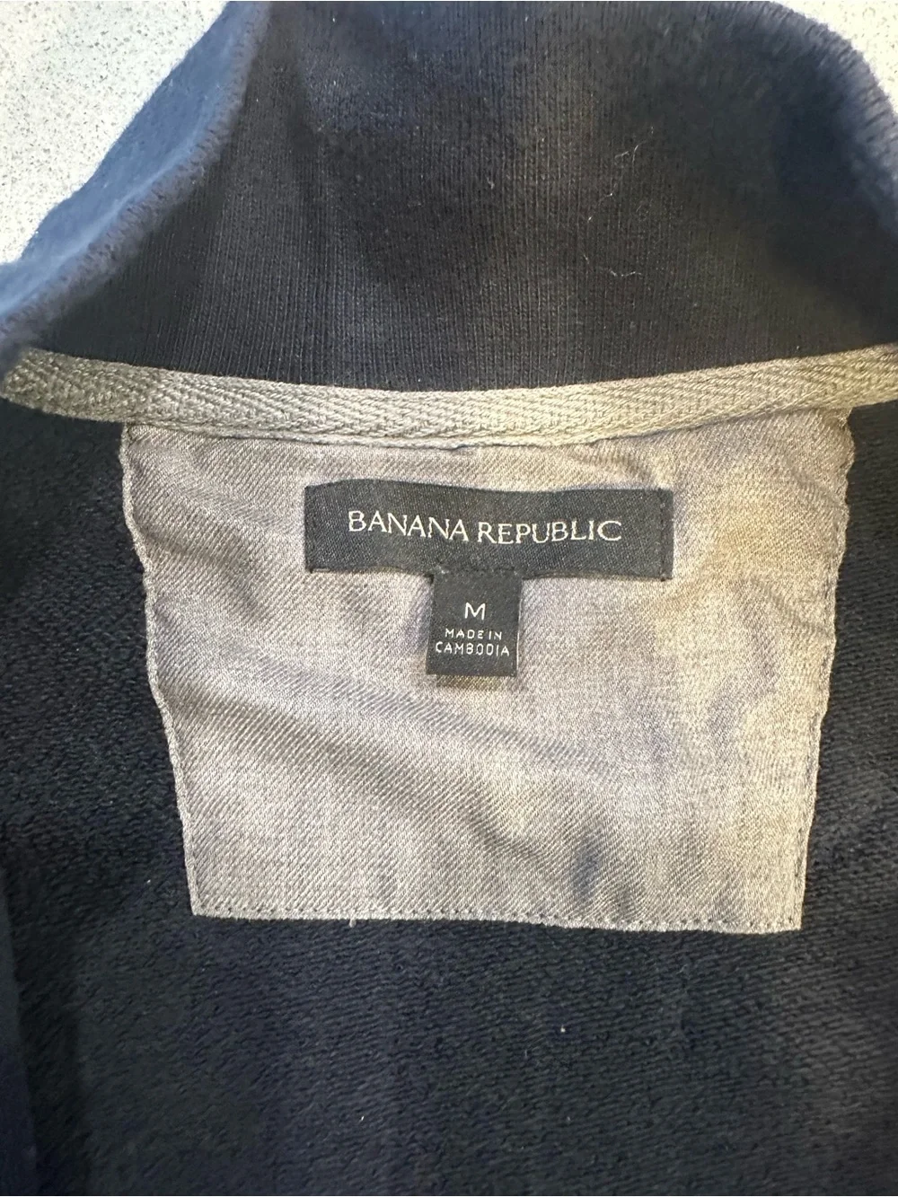 Navy Men Sweater Subcategory Identification